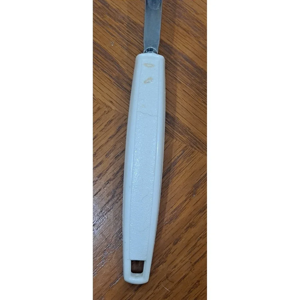 Vtg‎ Nylon Slotted Spoon Spice Of Life Pattern 11.75